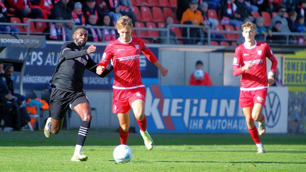 Jonas Dittrich auf dem Weg zum Tor