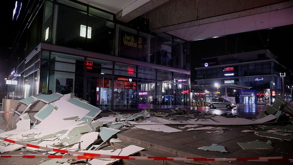 An der Prager Spitze in Dresden... (Foto: T. Plunert)