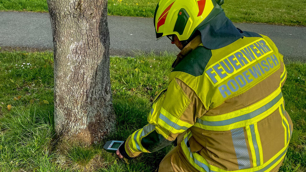 Das geeichte Messgerät der Feuerwehr zeigte keine Grenzwertüberschreitung an.