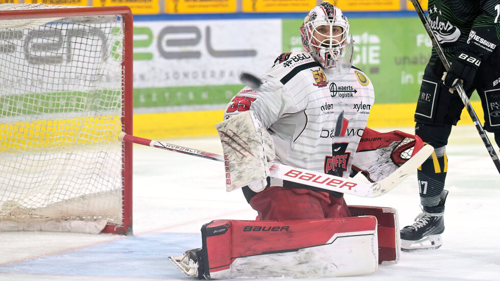 Kevin Reich - hier noch im Tor der Hannover Scorpions