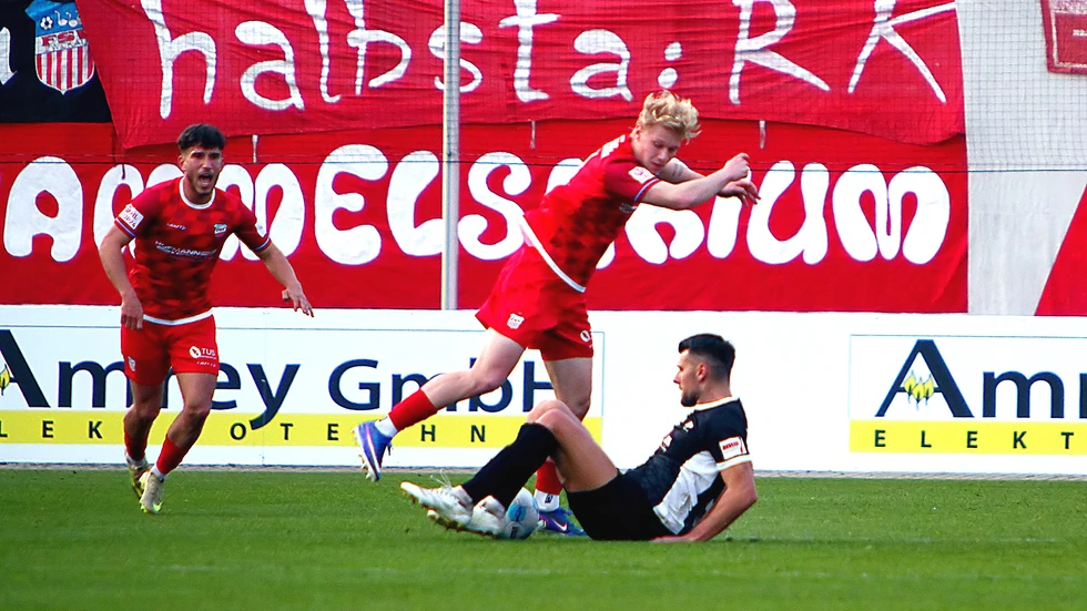 Der FSV Zwickau feiert einen 1:0-Erfolg gegen den BFC Preussen