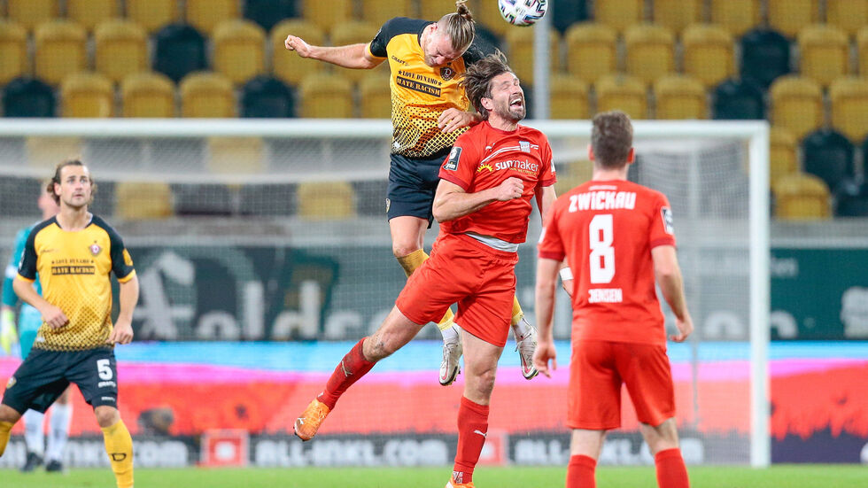 Der FSV Zwickau gewinnt das Sachsen-Derby gegen Dynamo Dresden mit 2:1