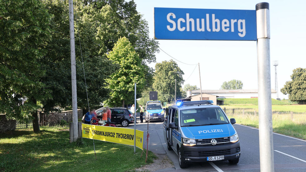 Gegen 7:30 Uhr kam es hier zum Zusammenstoß.