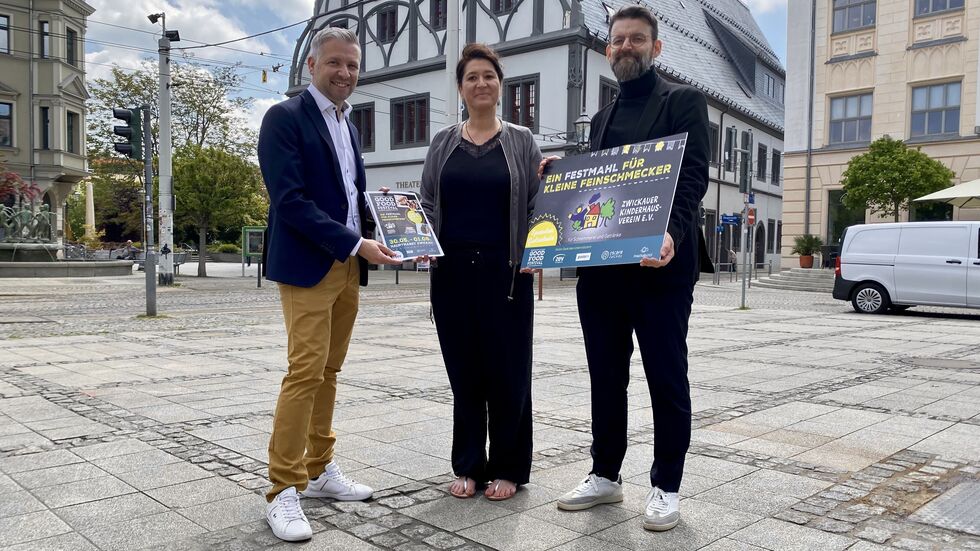 Die Initiatoren des Good Food Festival (v.l.n.r.): Florian Freitag, Daniela Pries und Dominic Wirth. 