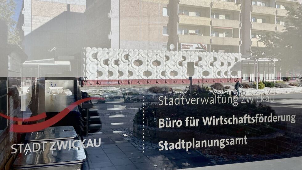 Eingangstür Büro für Wirtschaftsförderung