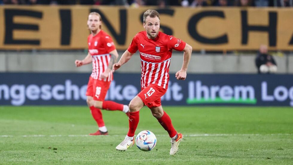 Mike Könnecke auf dem Platz...