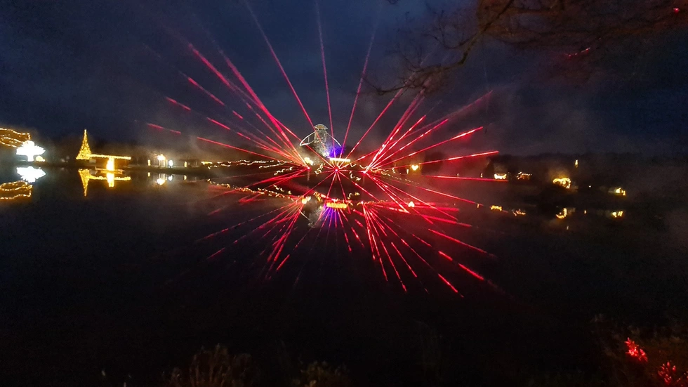 Lasershow im Sonnenlandpark