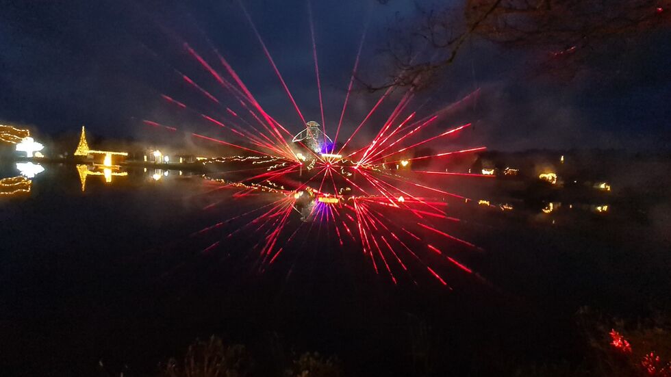 Lasershow im Sonnenlandpark