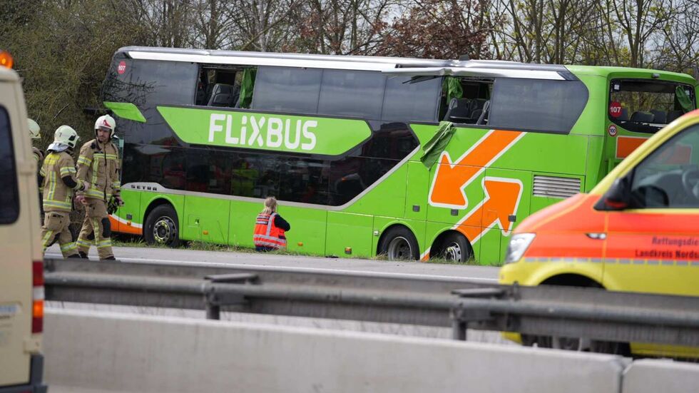 Ein Bild von der Unfallstelle damals.