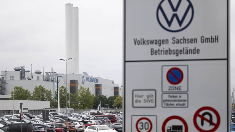 Betriebsgelände VW Sachsen in Zwickau/ Mosel