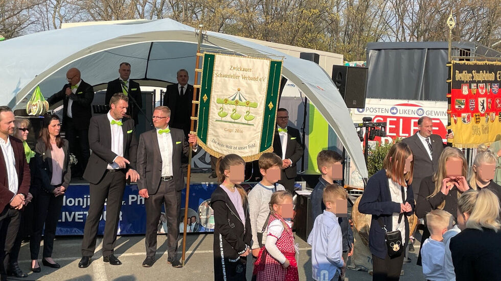 Fahne des Zwickauer Schaustellerverbandes e.V.  