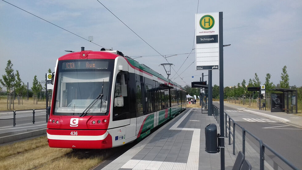 Die Citybahn aus Stollberg fährt ab sofort wochentags bis Glauchau. © Redaktion