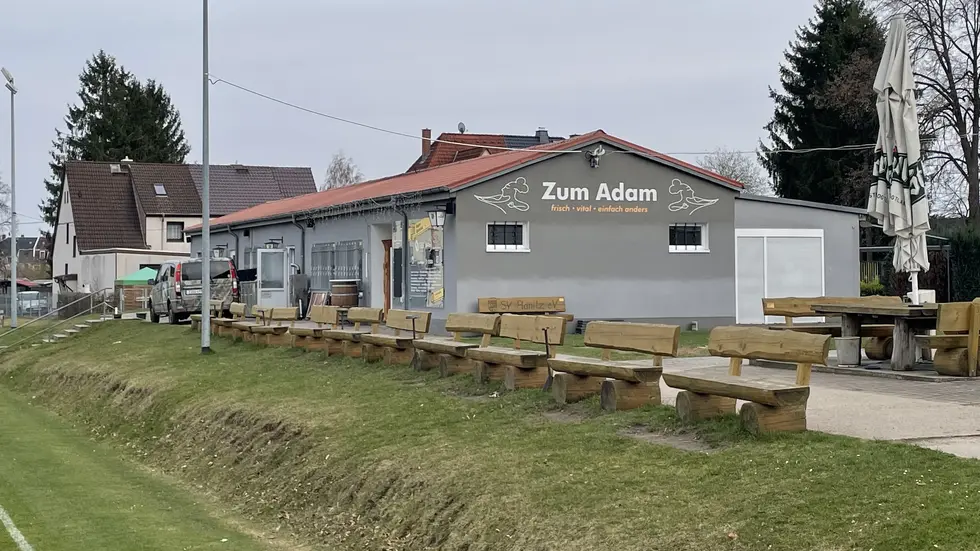 Das Restaurant im Vereinsheim des SV Planitz