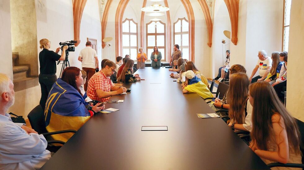 Bereits in den vergangenen zwei Jahren wurden Ferienfreizeiten für Kinder aus der Ukraine organisiert - dieses Foto stammt von 2024.