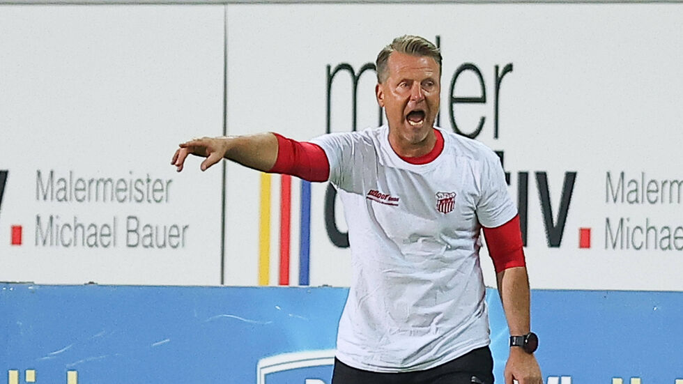 FSV-Trainer Rico Schmitt muss sich in Berlin mit einem 3:3 begnügen 