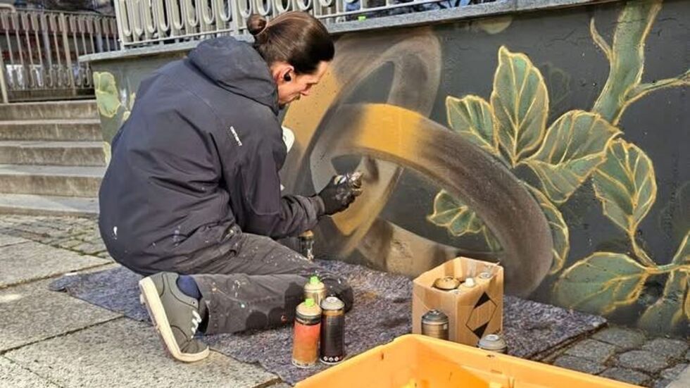Tobias Förster bei der Arbeit