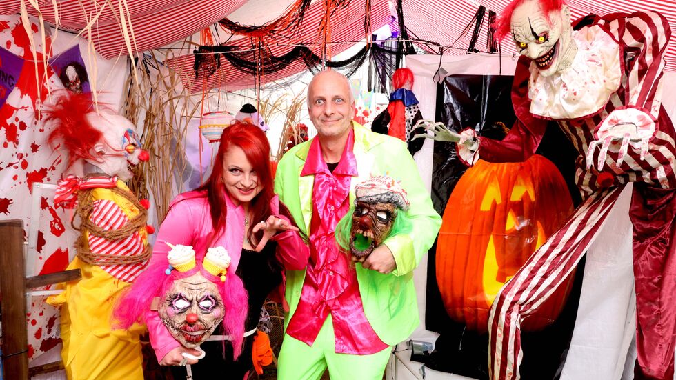 Theresia Sipos und Roy Degenhardt wollen die Zwickauer dazu bringen, sich zu gruseln. Theresia Sipos und Roy Degenhardt wollen die Zwickauer dazu bringen, sich zu gruseln.