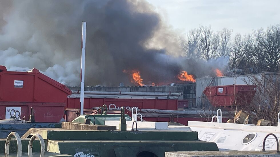 Abfallplatz der Veolia an der Flurstraße