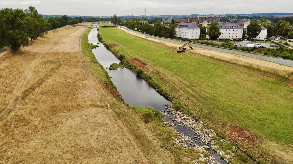 Flutrinne in Glauchau