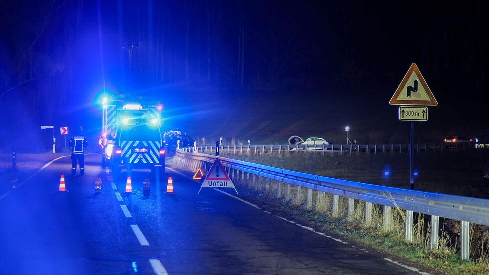 An dieser Stelle ereignete sich gegen 02:00 Uhr der Unfall. An dieser Stelle ereignete sich gegen 02:00 Uhr der Unfall.