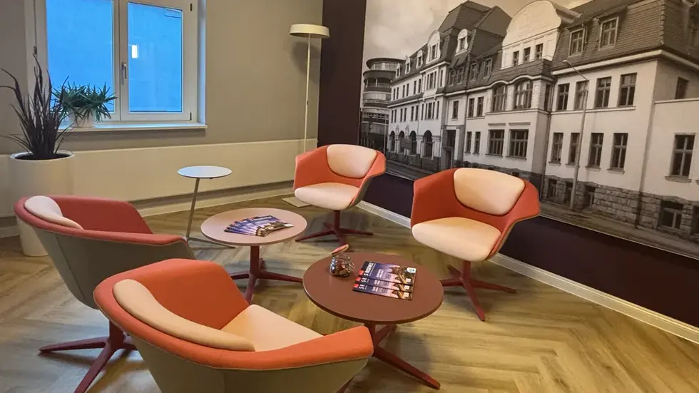 Wartelounge im "KompetenzCenter"
