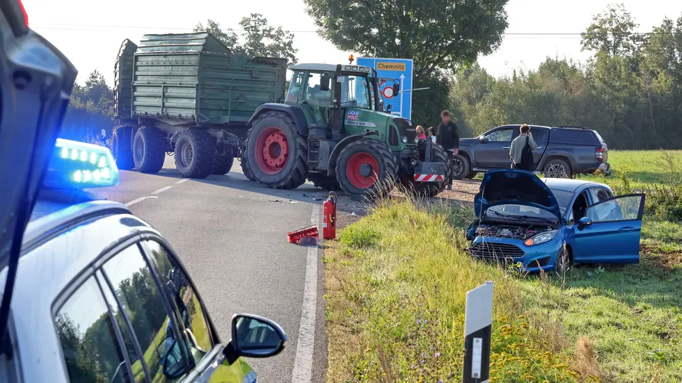 Der Unfall passierte etwa 7:40 Uhr