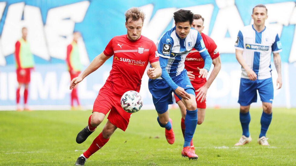 Mike Könnecke macht auch kommende Saison Meter für den FSV...