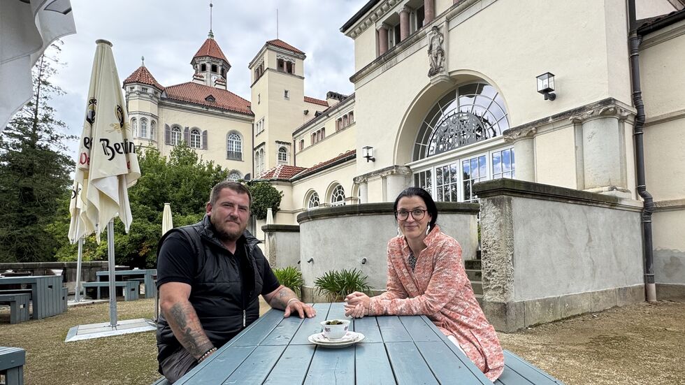 Nico Nüßner und Ina Klemm. 