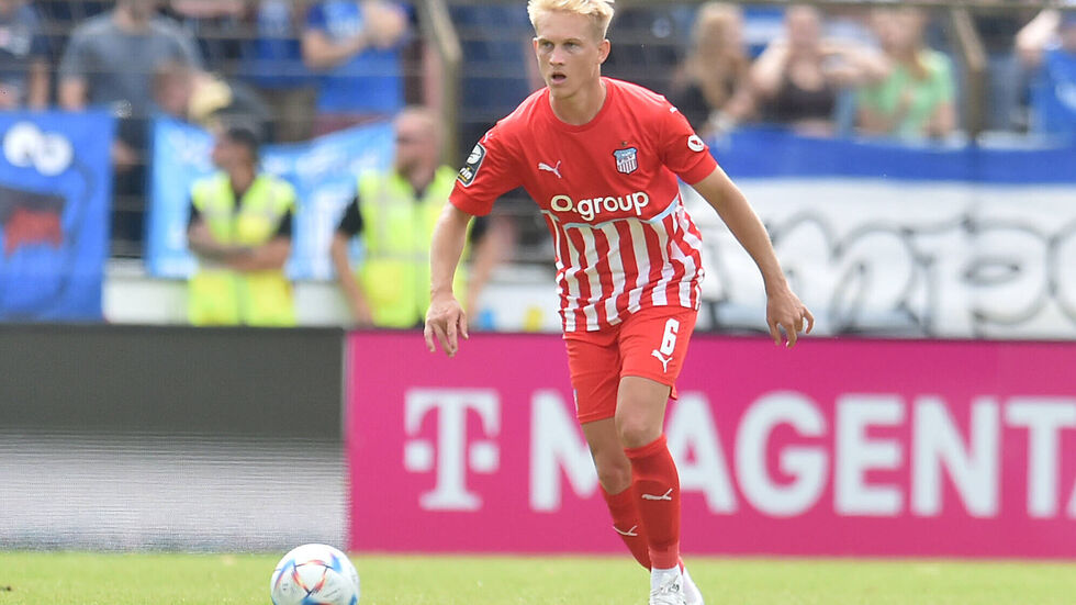 Maximilian Jansen im Angriffsmodus. 