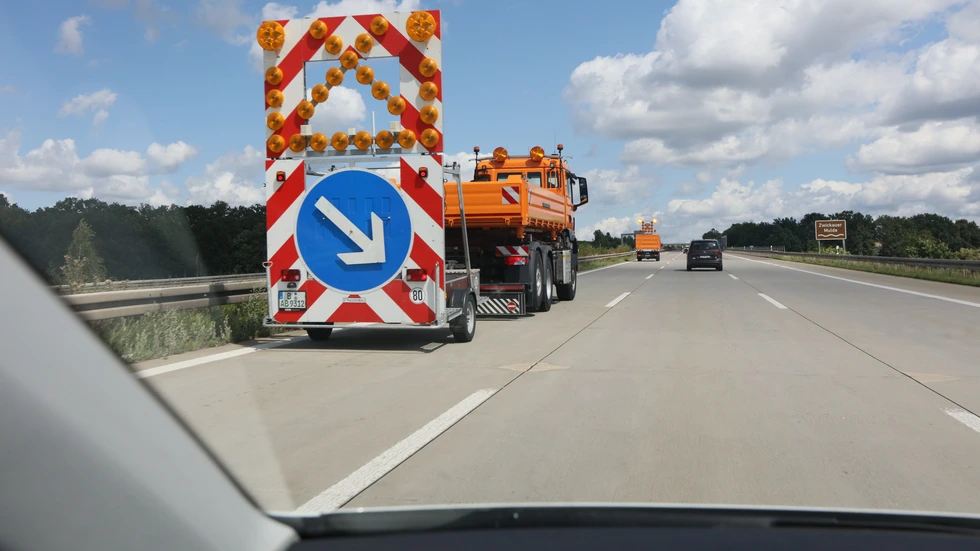 Diese Baustelle auf der A4 in der Nähe der Anschlussstelle Glauchau-Ost war eine kleine Übung, verglichen mit dem, was in diesem Jahr kommt.