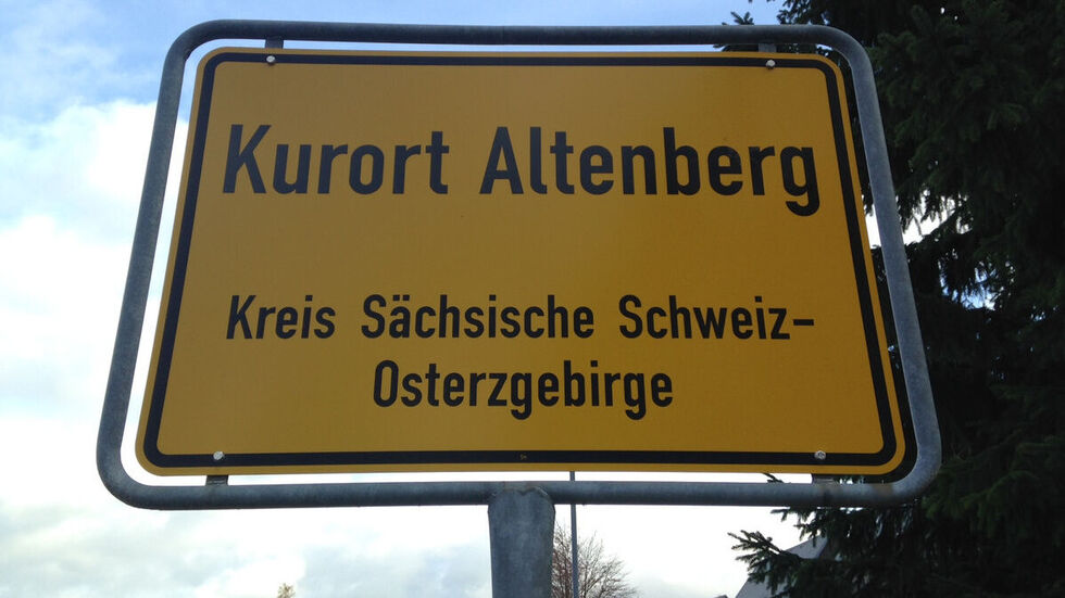 Ein Ortschild des Luftkurorts (Symbolbild). Ein Ortschild des Luftkurorts (Symbolbild).