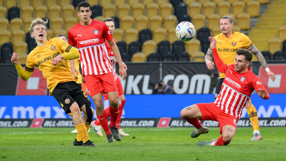 Der FSV hatte in Dresden knapp die Nase vorn.