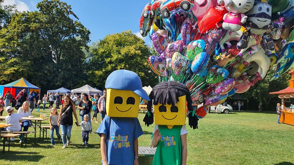 Maskottchen Zwikki und Faxx