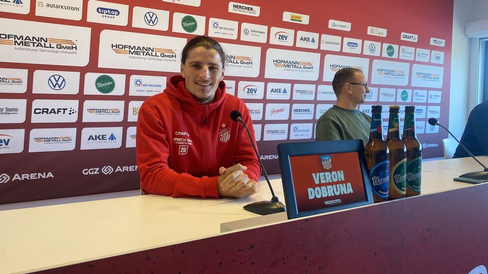 Veron Dobruna hat sich für das Duell gegen Zehlendorf einiges vorgenommen. Das 0:5 aus dem Hinspiel will er am liebsten komplett egalisieren.