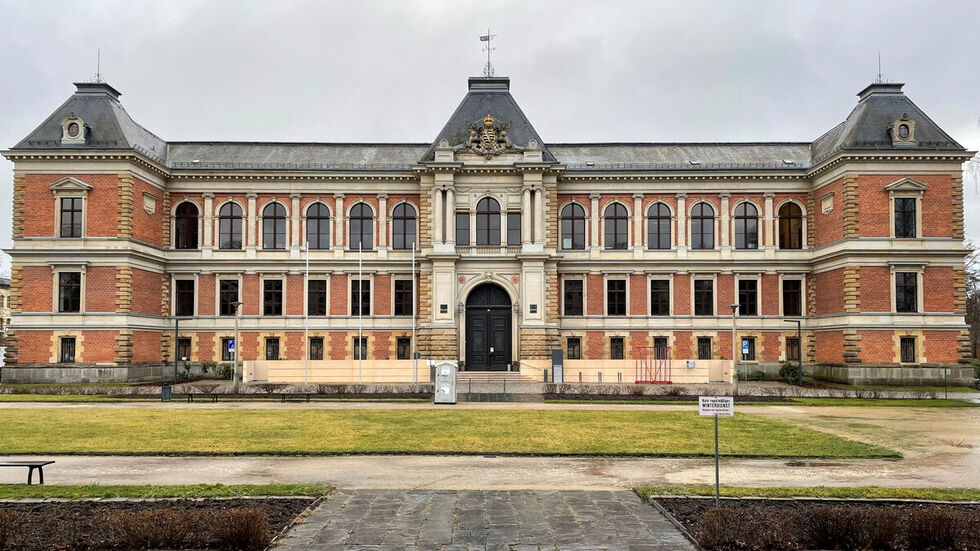 Das Gerichtsgebäude in Zwickau