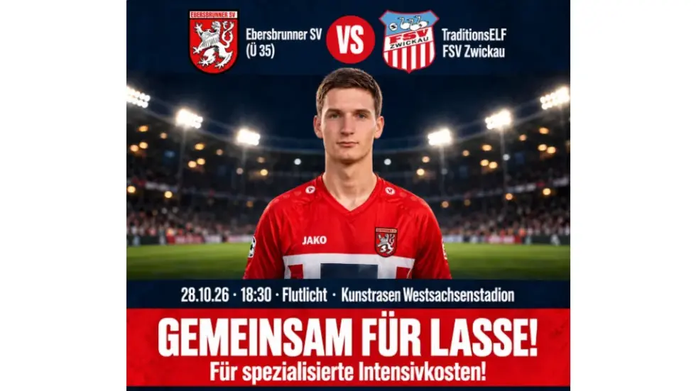 Mit dieser Grafik bewirbt der Ebersbrunner SV das Spiel auf Instagram. Mit dieser Grafik bewirbt der Ebersbrunner SV das Spiel auf Instagram.