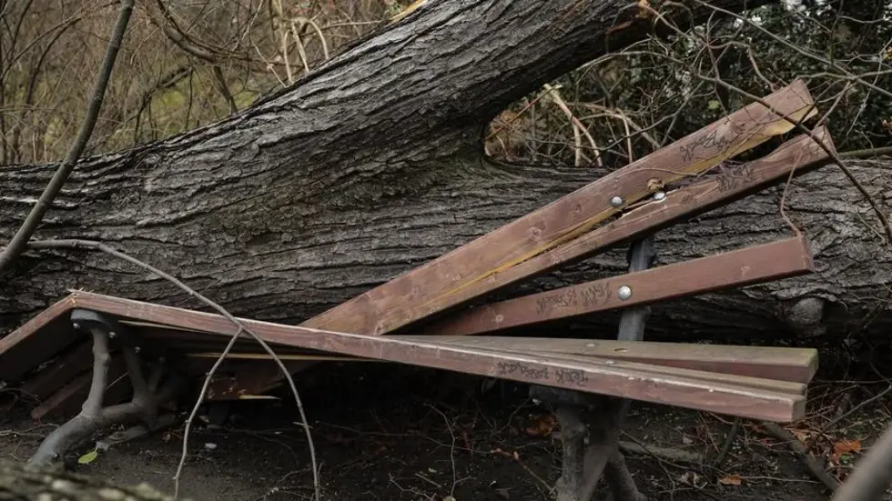 Symbolbild: Unwetter haben Anfang der Woche vielerorts in der Region Schäden angerichtet.