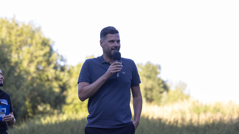 BSV-Trainer Norman Rentsch informierte die Sponsoren über die sportliche und finanzielle Situation im Verein.