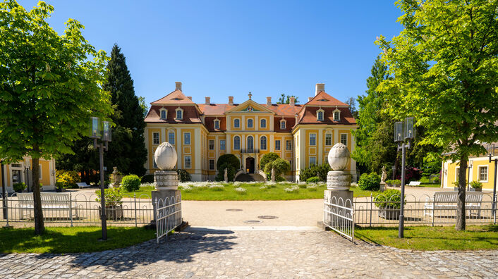 Das Barockschloss Rammenau.