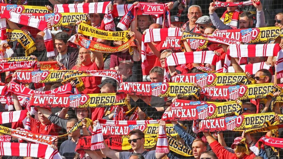 Die Fanfreundschaft mit Dresden dauert schon viele Jahre an. 