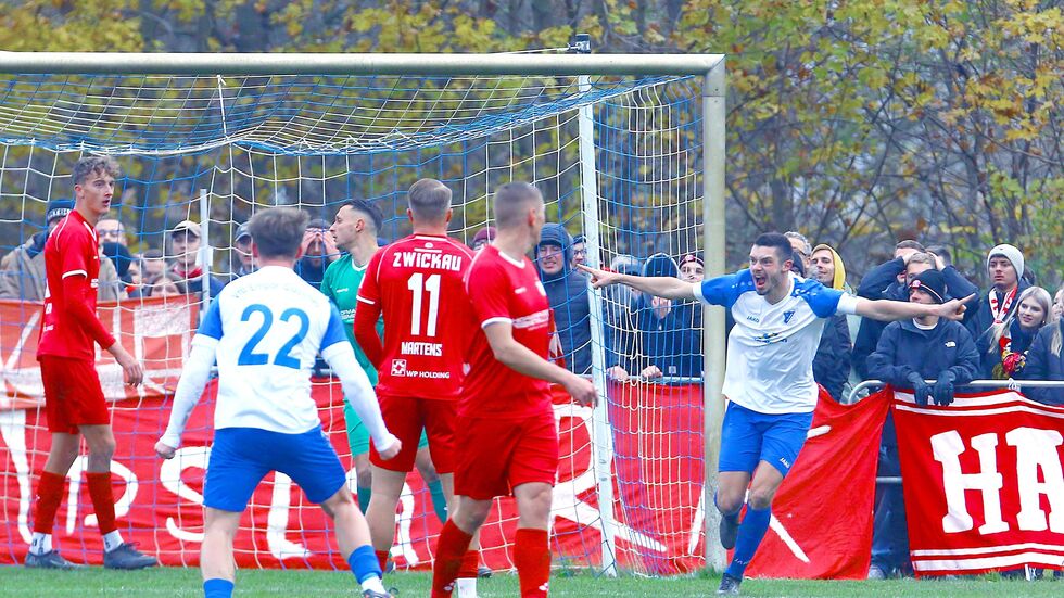Empor Glauchau jubelt über den Pokal-Coup gegen den FSV Zwickau