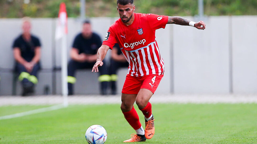 Robin Ziegele im FSV-Heimspiel gegen Halle. 