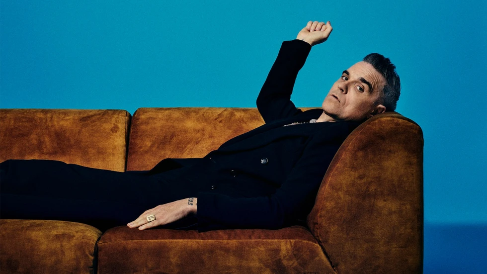 Der weltbekannte Sänger Robby Williams.