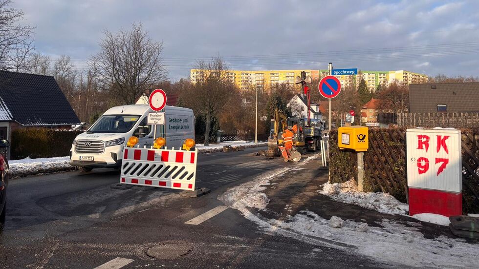 Vollsperrung des Lerchenwegs Vollsperrung des Lerchenwegs