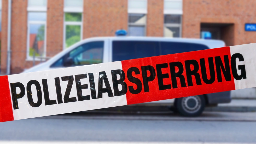 Polizeiabsperrung