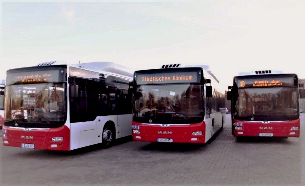 Zehn neue Busse für SVZ Radio Zwickau